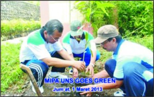 FMIPA Goes Green, Menghijaukan Kampus dari Dalam